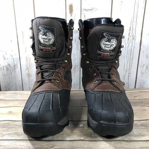Georgia Boot 800Gram Waterproof Insulated Boots Mens Size 8W G9533 Hunting - Picture 4 of 12